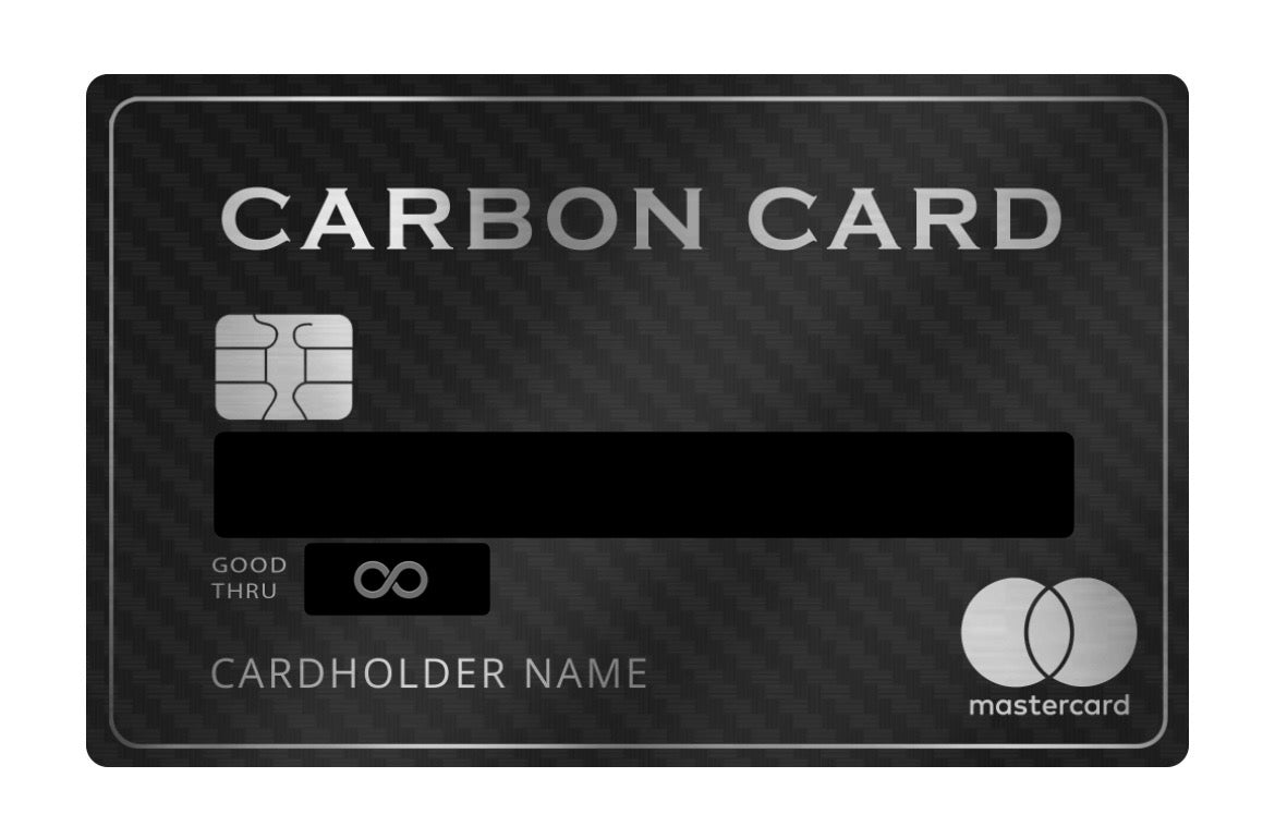 Engraved Carbon Master
Card | Premium Metal Card Collectible