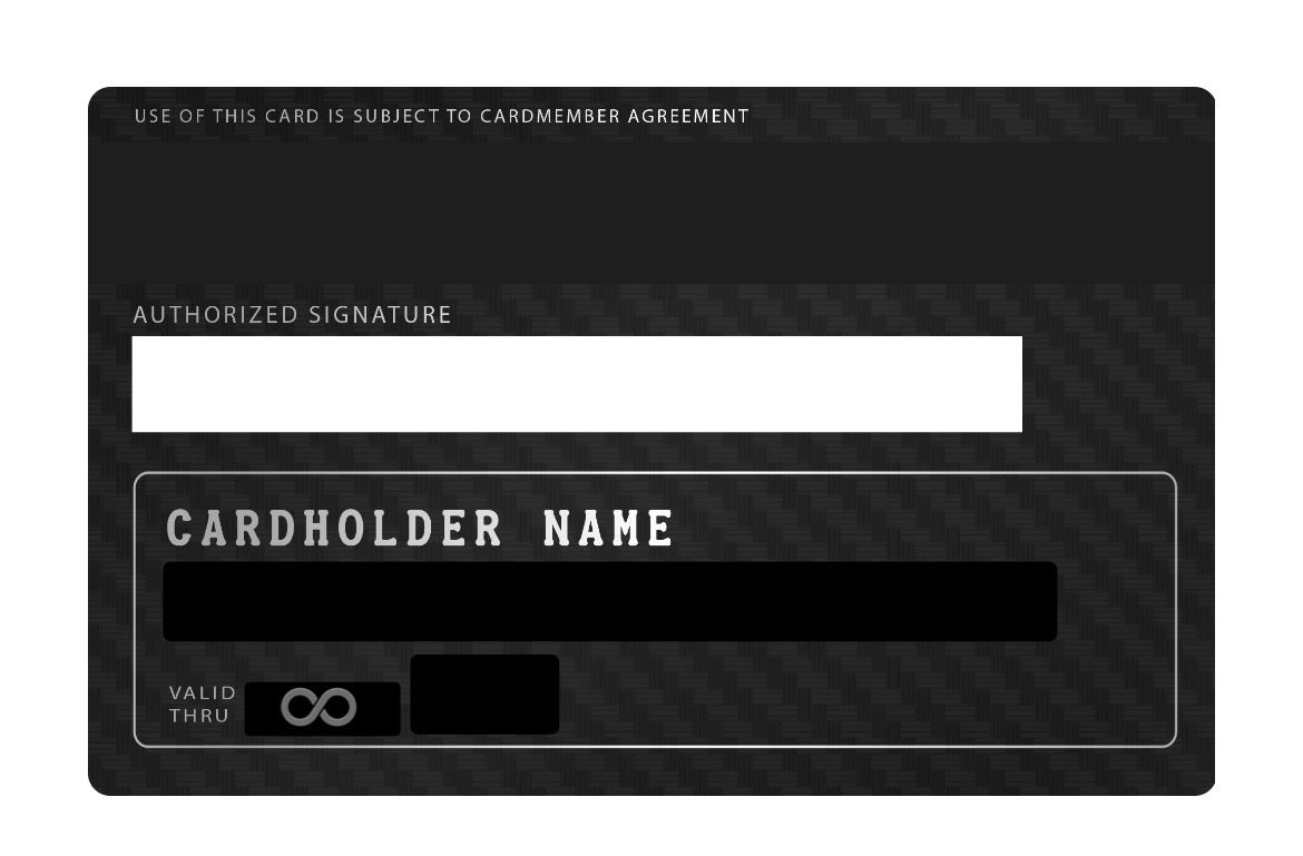 Carbon Edition
Card | Premium MasterCard