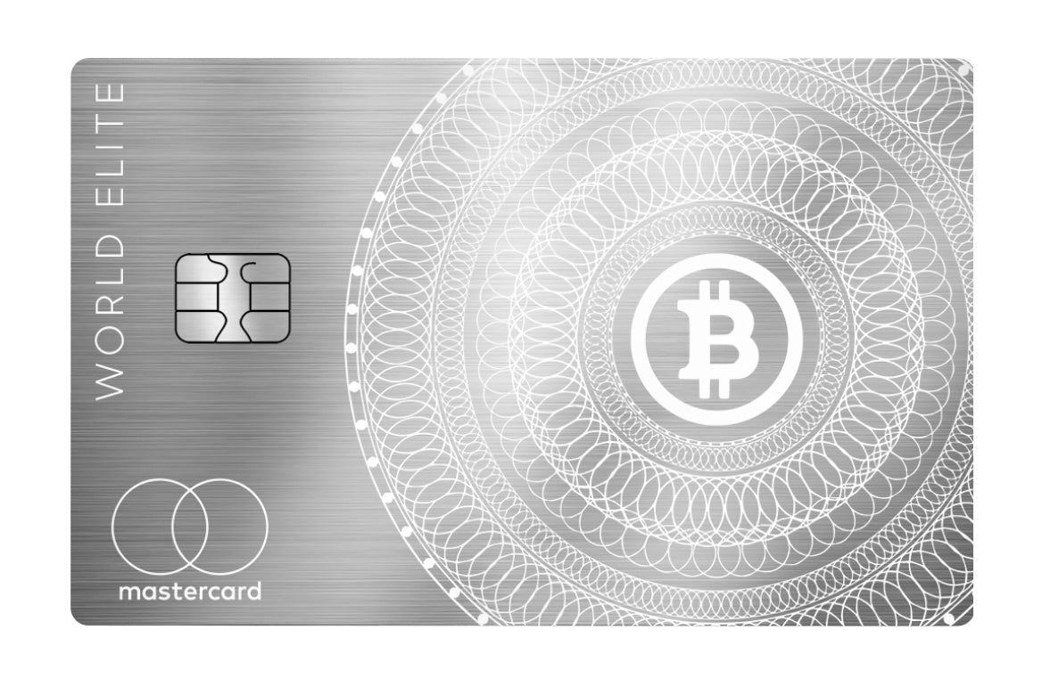 Custom Engraved Bitcoin Silver  Metal Master Bank Card | Premium Crypto Collectible