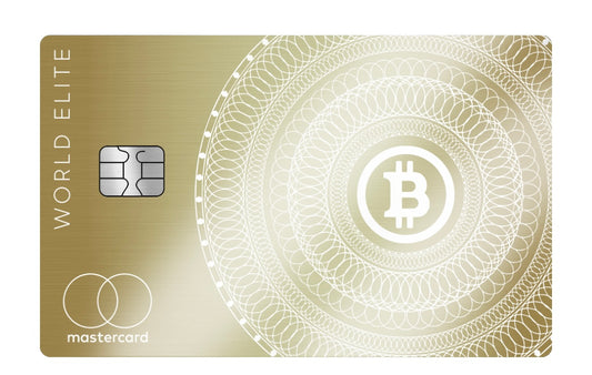 Custom Engraved Bitcoin Gold Edition Metal Bank Card | Luxury Crypto