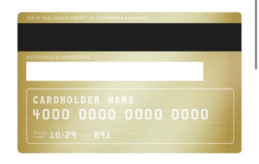 Custom Engraved Bitcoin Gold Edition Metal Bank Card | Luxury Crypto
