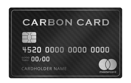 Engraved Carbon Master Card | Premium Metal Card Collectible