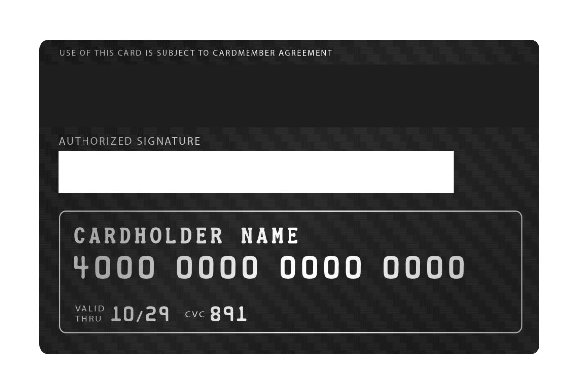 Custom Engraved Carbon Fiber Crypto Visa Card | Bitcoin Collectible